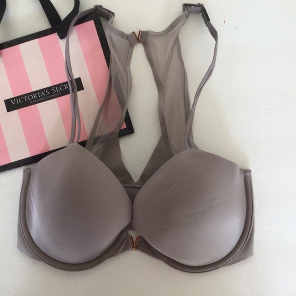 VICTORIAS SECRET LIGHTLY LINED DEMI BRA NWT SIZE  32DD - Picture 2 of 16